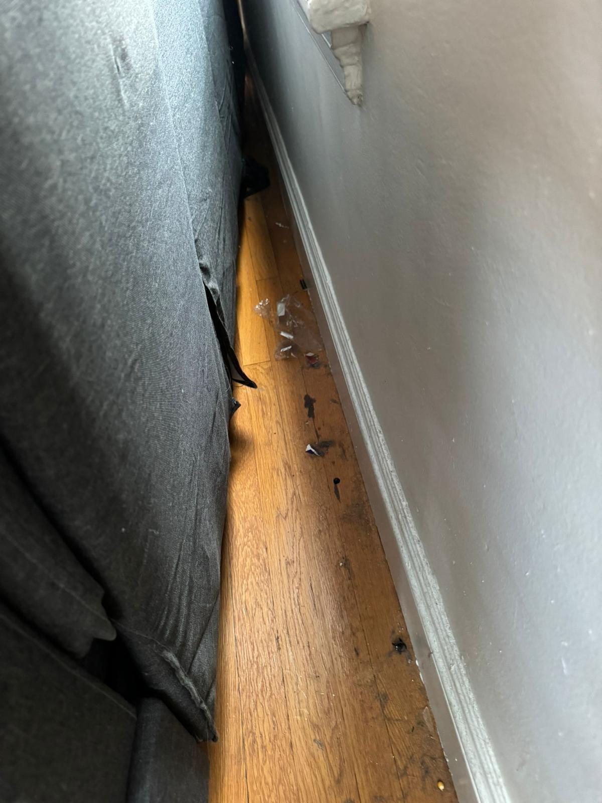 Post-construction cleaning for a commercial build-out