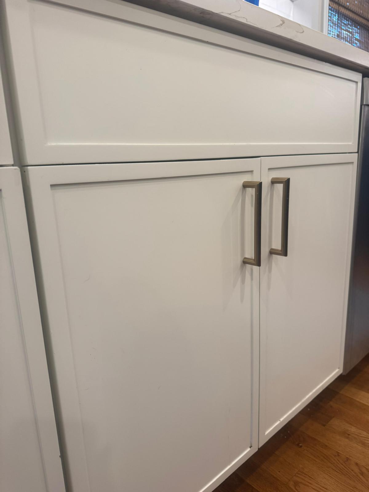 Bathroom after renovation dust cleaning