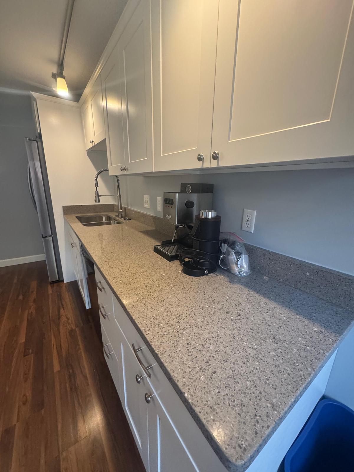 Bathroom after renovation dust cleaning